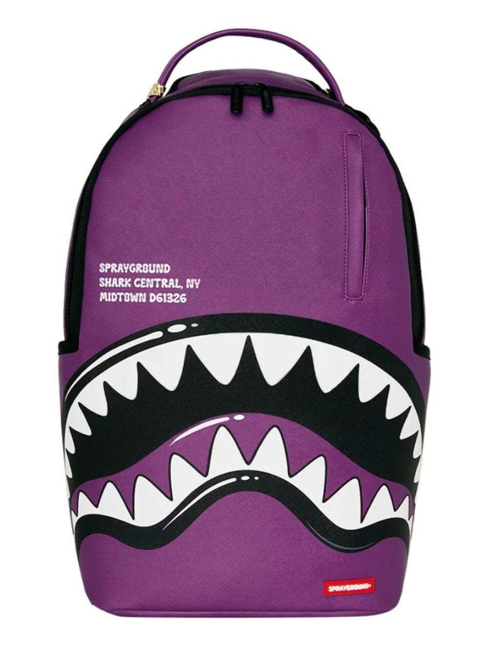Sprayground Shark Central Bubbly Purple Bubble Shark Backpack